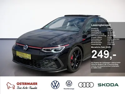 VW Volkswagen Golf VIII GTI 2.0TSI 245PS DSG ACC.5J-G.KAMERA.H im Leasing von Null-Leasing