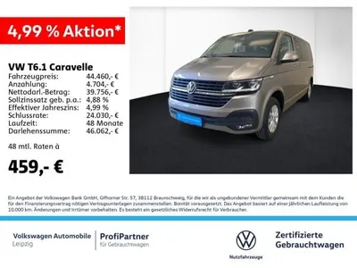 VW Volkswagen T6.1 Caravelle *AHK*ACC*LED*8-Sitze*APP*PDC im Auto Abo von LeasingMarkt.de