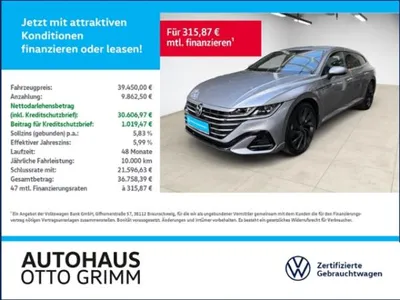 VW Volkswagen Arteon Shootingbrake 2.0 TDI DSG R-Line LED AHK im Auto Abo von LeasingMarkt.de