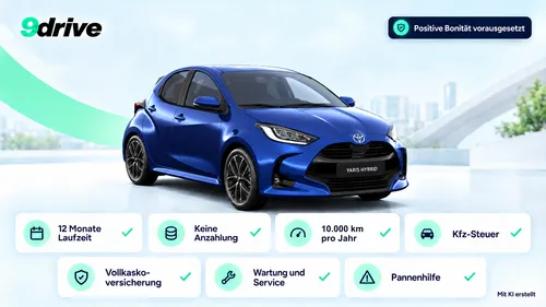 Toyota Toyota Yaris Hybrid Teamplayer + Technik – All-inklusive Auto-Abo im Auto Abo von BOB Automotive