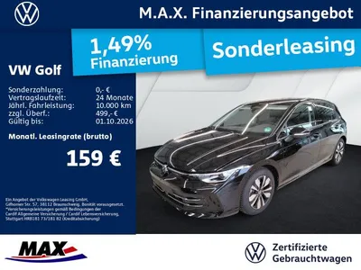 VW Volkswagen Golf VIII 1.5 eTSI LIFE GOAL DSG IQ LIGHT+KAM+AH im Leasing von Null-Leasing