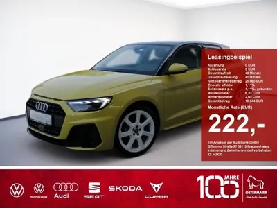 Audi Audi A1 Sportback S-LINE 25 TFSI OPTIK-BLACK LED im Auto Abo von LeasingMarkt.de