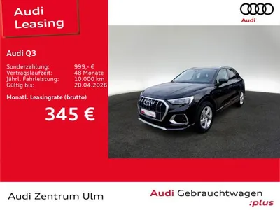 Audi Audi Q3 advanced 35 TFSI AHK KEYL NAVI PANO 5J.GAR. im Leasing von LeasingMarkt.de