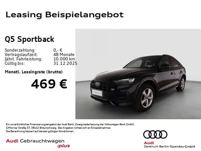 Audi Audi Q5 Sportback 40 TFSI qu. Adv. S tronic *PANO* im Auto Abo von Null-Leasing