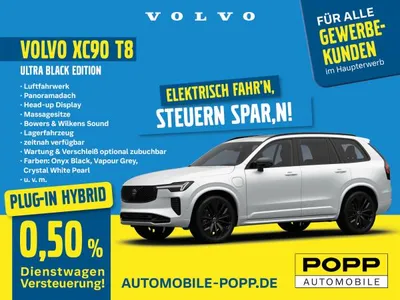 Volvo Volvo XC90 Ultra Black Edition / 0,5% Versteuerung im Leasing von LeasingMarkt.de