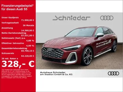Audi Audi S5 AVANT TFSI HUD+LED+MEMORY+CARPLAY+NAVI+LEDER im Auto Abo von LeasingMarkt.de