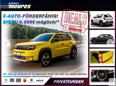 Fiat Fiat Grande Panda La Prima 44 kWh im Leasing von Null-Leasing