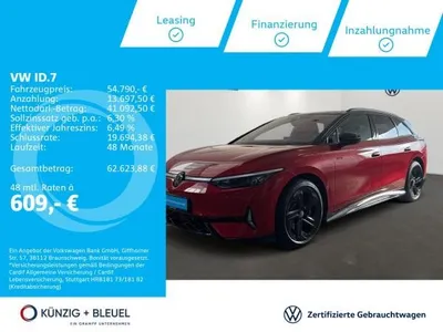 VW Volkswagen ID.7 Tourer GTX 4Motion Navi*LED*AHK*Kamera*Anschlussgarantie im Auto Abo von LeasingMarkt.de