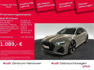 Audi Audi RS6 RS 6 Avant 4.0 TFSI Dynamik Plus Pano Head-Up Laser B&O advanced im Auto Abo von LeasingMarkt.de