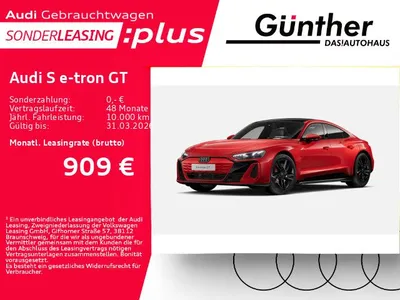 Audi Audi S e-tron GT +ALLRADLENKUNG+UMGEBUNGSKAMERAS+B&O+ im Auto Abo von Null-Leasing