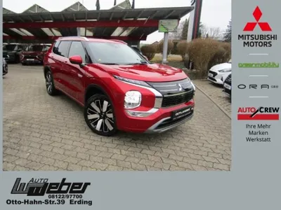 Mitsubishi Mitsubishi Outlander Plug-in Hybrid 2.4L TOP AHK NAVI LEDER SHZ ACC PDC RFK PANORAMA im Leasing von LeasingMarkt.de