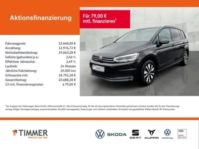 VW Volkswagen Touran 1.5 TSI DSG GOAL +7-SITZE +AHK +IQ.LIGHT im Leasing von LeasingMarkt.de