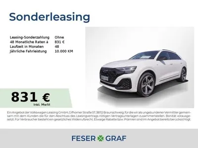 Audi Audi Q8 SUV 55 S-Line TFSI e 4xSHZ ACC 22 Pano im Auto Abo von LeasingMarkt.de