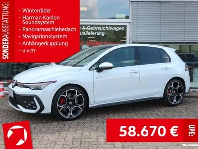 VW Volkswagen Golf GTI 2,0 TSI (265 PS) OPF DSG*AHK*HARMAN KARDON*PANORAMA*DCC*WINTERRÄDER*GEWERBE im Auto Abo von LeasingMarkt.de