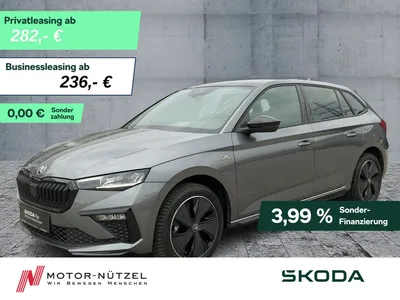 Skoda Skoda Scala 1.5TSI DSG MONTE CARLO MATRIX+NAV+AHK+PANO im Leasing von Null-Leasing
