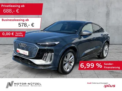 Audi Audi SQ6 Sportback e-tron QU MATRIX+HuD+B&O+AIR+PANO im Leasing von Null-Leasing