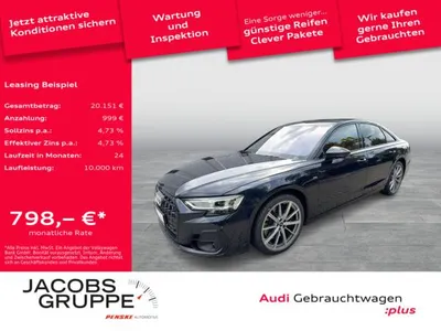 Audi Audi A8 60TFSI S line Black/Exclusive/187UPE/Vollleder/Digi Matrix/HuD/360° im Leasing von LeasingMarkt.de