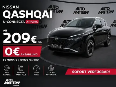 Nissan Nissan Qashqai NISSAN Qashqai N-CONNECTA | NEUWAGEN | Xtronic Automatik | 360° Kamera | Winter-Paket | ab 209 € im Leasing von LeasingMarkt.de