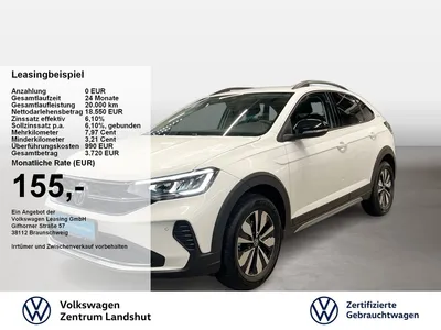 VW Volkswagen Taigo GOAL 1.0 TSI 2xKlima ACC DynLicht KlimaA im Leasing von Null-Leasing
