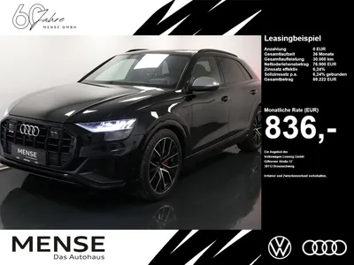 Audi Audi SQ8 4.0 TFSI Quattro tiptronic Matrix|AHK|HUD|Lu im Leasing von Null-Leasing