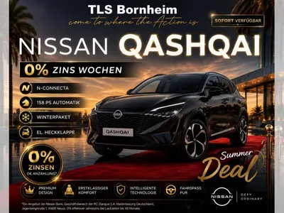 Nissan Nissan Qashqai N-CONNECTA *Gewerbekracher* schwarz 158 PS Autom. 360 Grad el. Heckklappe im Leasing von LeasingMarkt.de