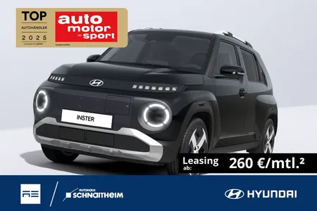 Hyundai Hyundai INSTER EV Prime 49kWh 85kW 115 PS 2WD V2L-P im Leasing von Null-Leasing