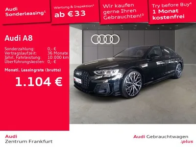 Audi Audi A8 50 TDI quattro tiptronic HD-MatrixLED AHK 360° Massage im Auto Abo von LeasingTime