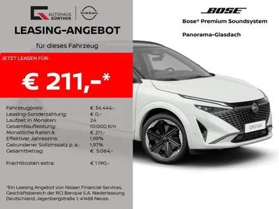 Nissan Nissan Qashqai N-DESIGN Autom. Winter/PGD/Bose/360° im Auto Abo von LeasingMarkt.de