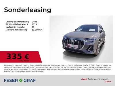 Audi Audi Q3 35 TFSI 2x S line ACC AHK LED Navi PDC Sitzh. im Auto Abo von LeasingMarkt.de