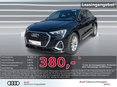 Audi Audi Q3 Sportback 35 TDI S line KAMERA ACC NAVI PDC+ im Leasing von LeasingMarkt.de