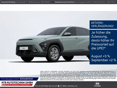 Hyundai Hyundai KONA Select 1.6 T-GDi M/T 150 PS Navi LED ACC Ap im Leasing von Null-Leasing