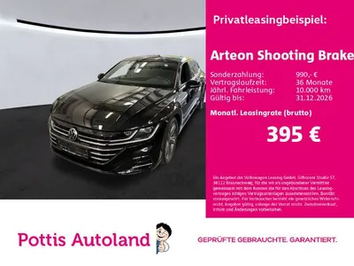 VW Volkswagen Arteon Shooting Brake 2.0 TDI DSG R-LINE AHK KAM im Leasing von Null-Leasing