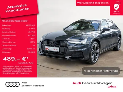 Audi Audi A6 allroad quattro 50 TDI MATRIX LUFT PANO AHK im Leasing von Null-Leasing
