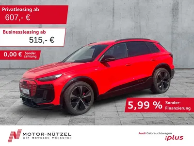 Audi Audi Q6 e-tron QU S-LINE MATRIX+NAVI+HuD+B&O+AIR+AHK im Leasing von Null-Leasing