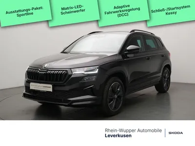 Skoda Skoda Karoq DSG 4x4 Sportline MATRIX DCC KAM PDC SHZ im Leasing von Null-Leasing