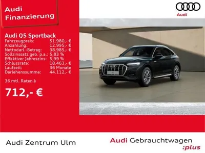 Audi Audi Q5 Sportback advanced 40 TFSI qu. S tronic AHK im Auto Abo von LeasingMarkt.de