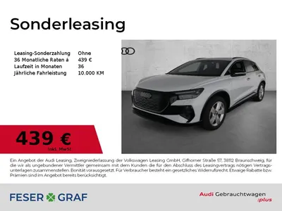 Audi AUDI Q4 45 e-tron qu. Edition S line Int/ACC/AHK/21 Z im Auto Abo von Null-Leasing
