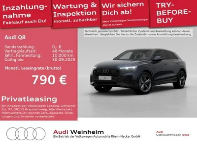Audi Audi Q8 55 TFSIe Black-Paket Headup UPE 113.835€ im Auto Abo von LeasingMarkt.de