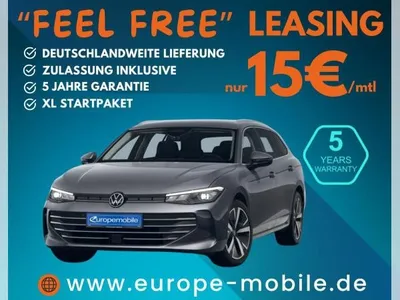 VW Volkswagen Passat Variant 2025 Business 1.5 TSI eHybrid 150kW (UVP 64.370€/SOFORT) IQ/NAV/PANO/PARK&COMFORT/WINTER/18 im Auto Abo von LeasingMarkt.de