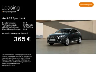 Audi AUDI Q3 Sportback 35 TDI quattro S line AHK*LED*Navi im Auto Abo von Null-Leasing