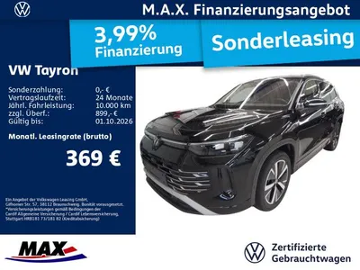 VW Volkswagen Tayron 1.5 eHybrid DSG ELEGANCE IQ.LIGHT+AHK+HUD im Leasing von Null-Leasing