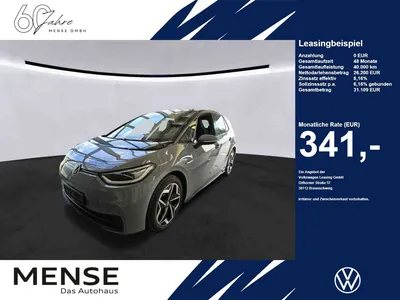VW Volkswagen ID.3 Pro S IQ.Light Matrix CarPlay HUD ACC LED im Leasing von Null-Leasing