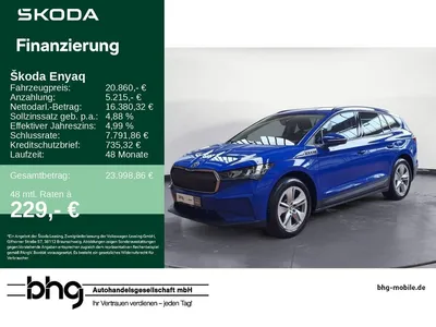Skoda Skoda ENYAQ 50 *SMART-LINK*LED*NAVI* im Leasing von Null-Leasing