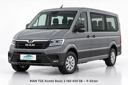 MAN MAN TGE Kombi Basic 3.180 4X4 SB 9-Sitzer im Auto Abo von Carfino