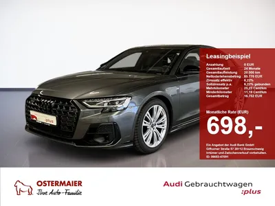 Audi Audi A8 S-LINE ExP 60 TFSI NP:188tEUR! LEDER-EXKLUSIV im Leasing von Null-Leasing
