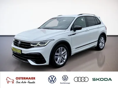 VW Volkswagen Tiguan R 2.0 TSI 320PS DSG.BLACK STYLE.LEDER.MAT im Leasing von Null-Leasing