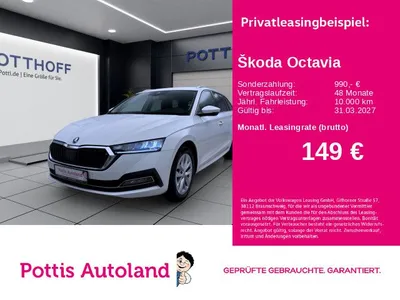 Skoda Skoda Octavia Combi 2.0 TDI STYLE NAVI SITZHZG KAMERA im Leasing von Null-Leasing