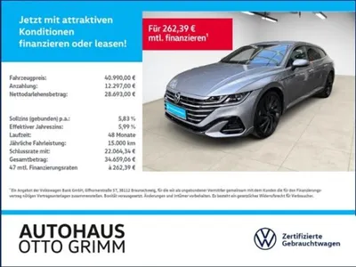 VW Volkswagen Arteon Shootingbrake 2.0 TDI DSG R-Line LED AHK im Auto Abo von LeasingMarkt.de