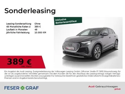 Audi Audi Q4 e-tron 45 Wärmepumpe/Komfortschl./3-Zon.Klima im Auto Abo von LeasingMarkt.de