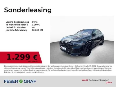 Audi Audi RS Q8 4.0 TFSI qu. - KERAMIK - PANO - ABGAS - AHK im Auto Abo von LeasingMarkt.de
